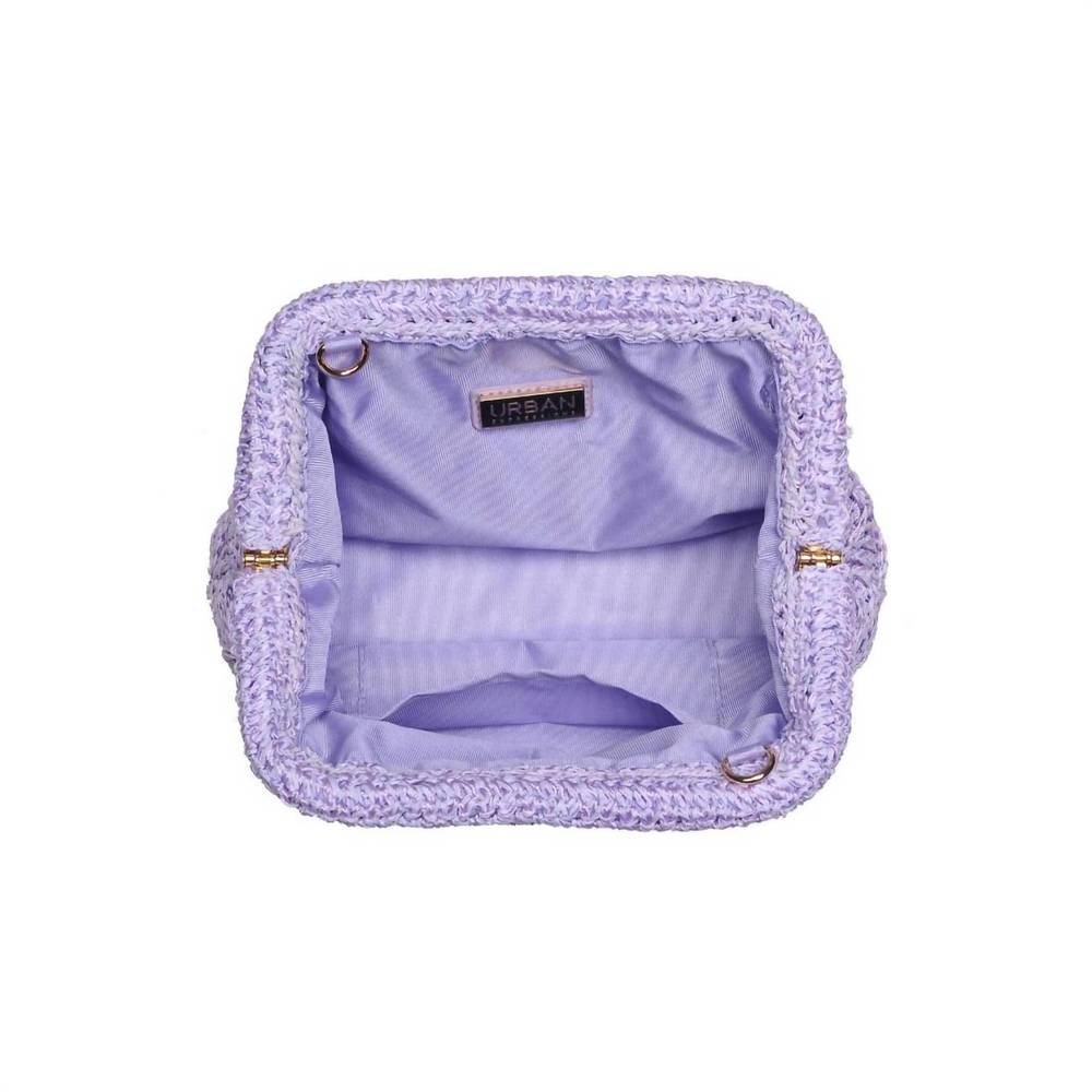 NEW URBAN EXPRESSIONS urban expressions annie clutch in lilac - Picture 4 of 8